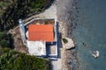 Chapel of Agios Nikolaos, Corfu Island in Greece Royalty Free Stock Photo