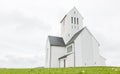 SKALHOLT, ICELAND - JULY 25: The modern Skalholt cathedral was completed in 1963, is pictured on July 25, 2016 and is situated on