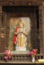 Skanda bodhisattva statue Royalty Free Stock Photo