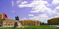 Skanderbeg Square in Tirana Royalty Free Stock Photo