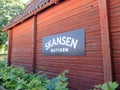 Skansen butiken, the swedish gift shop from the outdoor craftsmanshift  museum Skansen Royalty Free Stock Photo