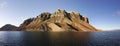 Skansen cliffs panorama, Svalbard, Norway