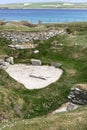 Skara Brae Neolithic village Royalty Free Stock Photo