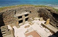 Skara Brae prehistoric settlement, Orkney, Scotland Royalty Free Stock Photo