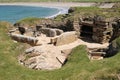 Skara Brae prehistoric settlement, Orkney, Scotland Royalty Free Stock Photo