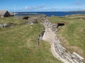 Skara Brae prehistoric settlement, Orkney, Scotland Royalty Free Stock Photo