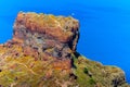 Skaros rock on Santorini island