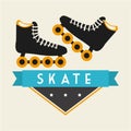 Skate design Royalty Free Stock Photo