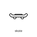 Skate icon from collection. Royalty Free Stock Photo