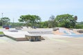 Skate park of Campo Grande MS, Brazil Royalty Free Stock Photo