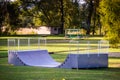 Skate park in the city