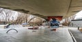 Skate park under Van Horn overpass in Montreal