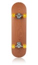 Skateboard deck on white background