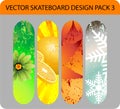 Skateboard design pack