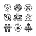 Skateboard Freestyle Championship Logo colllection