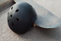 Skateboard halmet. Head protection from injoury