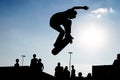 Skateboard jump Royalty Free Stock Photo