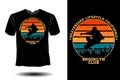 Skateboard lifestyle California Brooklyn club t shirt mockup retro vintage design