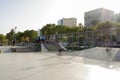 Skateboard park, Molos, Limassol, Cyprus Royalty Free Stock Photo