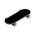 Skateboard sign icon. skateboarding symbol. Vector illustration Royalty Free Stock Photo