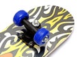 Skateboard truck and wheels Royalty Free Stock Photo