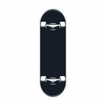 Skateboard. Vintage skateboard icon isolated on white background