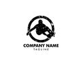 Skateboarder Icon Logo Vector Symbol Royalty Free Stock Photo