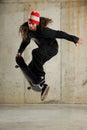 Skateboarder Jumping