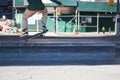 Skateboarder on new york streets