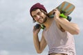 Skateboarder Portrait Royalty Free Stock Photo