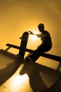 Skateboarder Silhouette