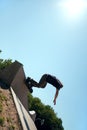 Skateboarder Silhouette Royalty Free Stock Photo