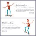 Skateboarding Set of Posters Push Button Read More