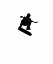 Skateboarding silhouette