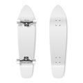 Skateboarding. Vector Realistic 3d Render Blank White Skateboard Icon Set Closeup Isolated on White Background. Design Royalty Free Stock Photo