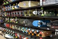 Skateboards in store Royalty Free Stock Photo