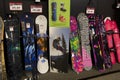 Skateboards in store Royalty Free Stock Photo