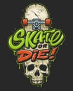 Skateborading tees print