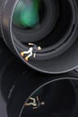 Skater in a diffusing lens hood
