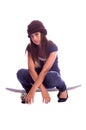 Skater Girl Royalty Free Stock Photo