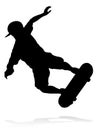 Skater Skateboarder Silhouette