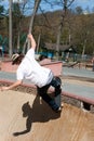 Skater Working the Bowl Royalty Free Stock Photo