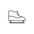 skates icon. Element of hockey icon for mobile concept and web apps. Thin line skates icon can be used for web and mobile Royalty Free Stock Photo