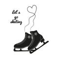 The skates icon with text