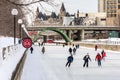 Skating fun on the Rideau Canal Skateway in Ottawa