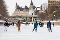 Skating on the Rideau Canal Skateway in the midst of a pandemic