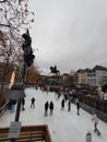 Skating ring in Cologne Christmas Mark