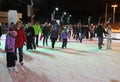 Skating Rink in VVC (former HDNH) on Christmas and New Year. Moscow