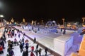 Skating Rink in VVC (former HDNH) on Christmas and New Year. Moscow