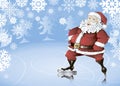 Skating Santa